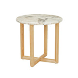 Camille Side Table Ocean Marble