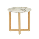 Camille Side Table Ocean Marble
