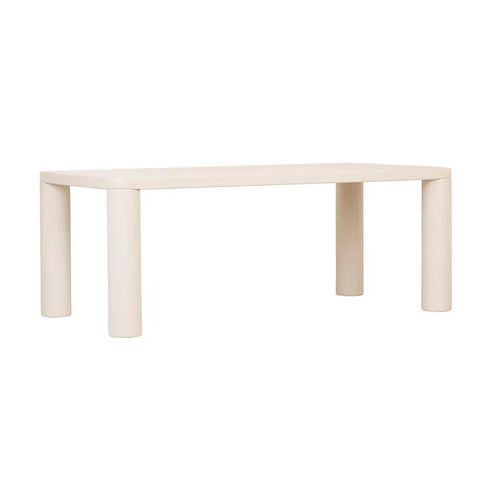 Frankie Dining Table 2000mm Gloss Fossil