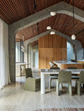 Frankie Dining Table 2400mm Gloss Fossil