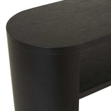 Classique Oval Shelf Console Large Matt Dark