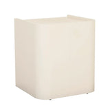 Elsie Narrow Bedside Natural Marble/Shell