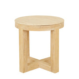 Eyre Side Table Travertine Oak
