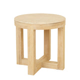 Eyre Side Table Travertine Oak