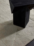 abstract stack side table black