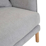 Vittoria Ingrid Three Seater Sofa Harbour Grey