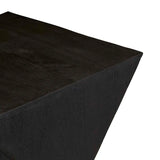 Abstract Stack Side Table Black