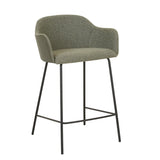 Riley Barstool Moss Tweed