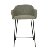 Riley Barstool Moss Tweed