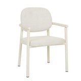 Lori Metal Metal Frame Dining Chair Birch Boucle