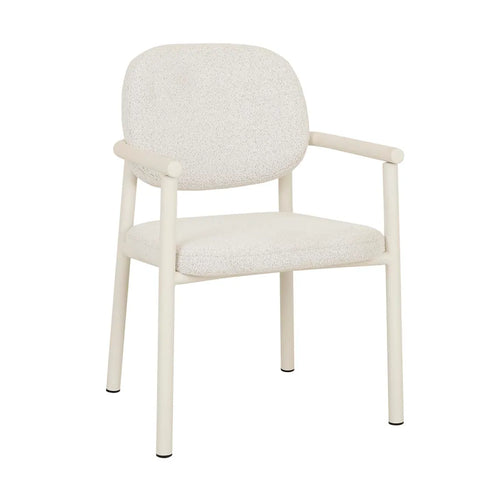 Lori Metal Metal Frame Dining Chair Birch Boucle