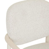 Lori Metal Metal Frame Dining Chair Birch Boucle