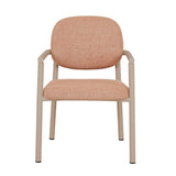 Lori Metal Metal Frame Dining Chair Peach