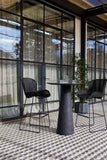 Livorno Tapered Cafe Table Black