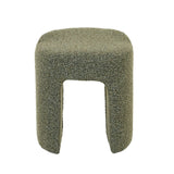 Kanto Stool Green Boucle