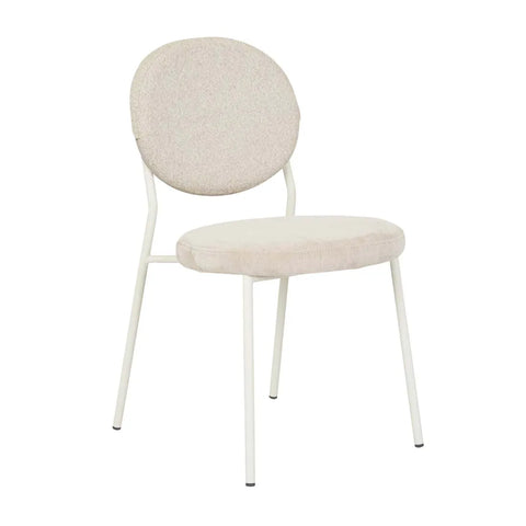 Laylah Loop Dining Chair Almond Milk