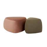 Pebble Ottoman Deep Olive