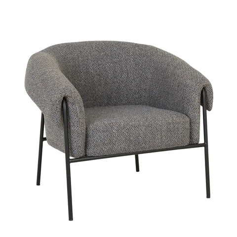 Sid Armchair Midnight Tweed