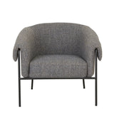 Sid Armchair Midnight Tweed