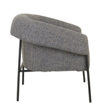 Sid Armchair Midnight Tweed