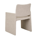 jude dining chair taupe boucle