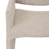 jude dining chair taupe boucle