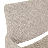 jude dining chair taupe boucle