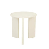 Ray Marble Side Table Travertine