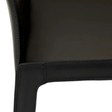 carlo dining chair jet black