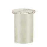 Silas Crescent Marble Side Table