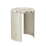 Silas Crescent Marble Side Table