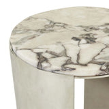 Silas Crescent Marble Side Table