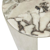 Silas Crescent Marble Side Table