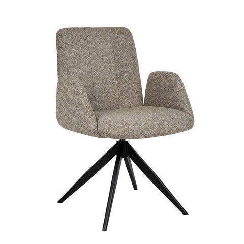 Colson Swivel Dining Chair Dawn Tweed