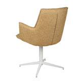 Lawson Swivel Dining Chair Maize Tweed