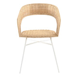 Charlotte Dining Chair Natural/White