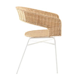 Charlotte Dining Chair Natural/White