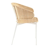 Lily Dining Chair Natural/White
