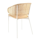 Lily Dining Chair Natural/White