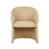 dane dining chair taupe boucle