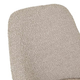 dane dining chair taupe boucle