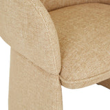 dane dining chair taupe boucle