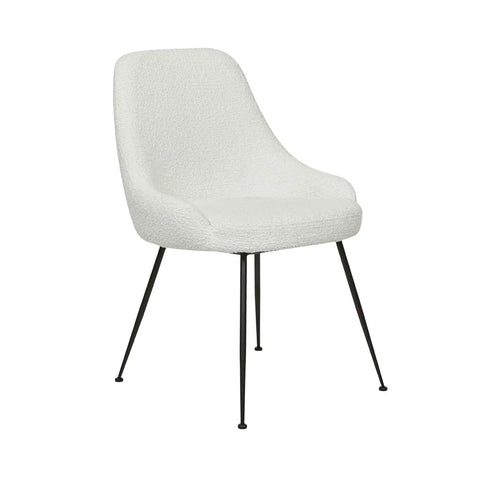 dane dining chair snow boucle