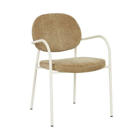 tate barstool snow boucle