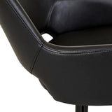 quentin office chair vintage black