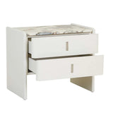 Pearce Marble Bedside Bone