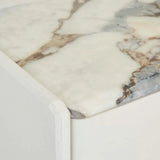 Pearce Marble Bedside Bone