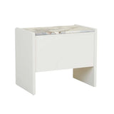 Pearce Marble Bedside Bone
