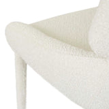 Nixon Dining Chair Snow Boucle