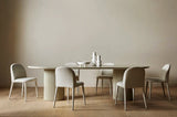lane dining chair natural tweed white